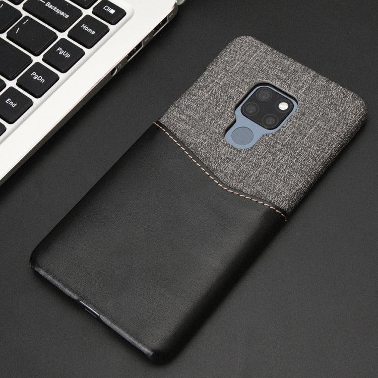 For Huawei Mate 20 PC + PU Splicing Case with Card Slots