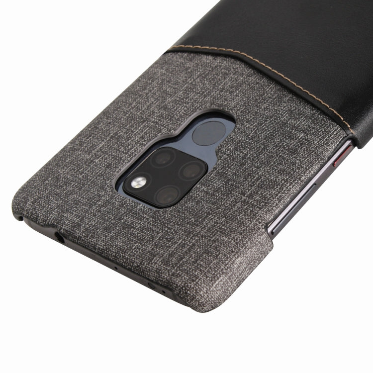 For Huawei Mate 20 PC + PU Splicing Case with Card Slots