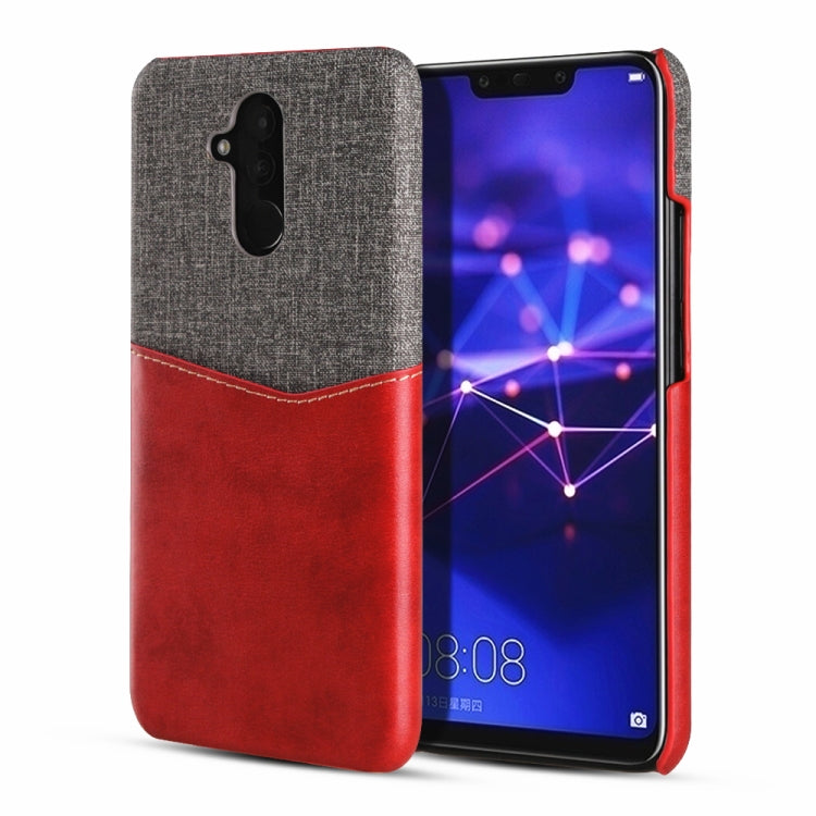 For Huawei Mate 20 Lite PC + PU Splicing Case with Card Slots