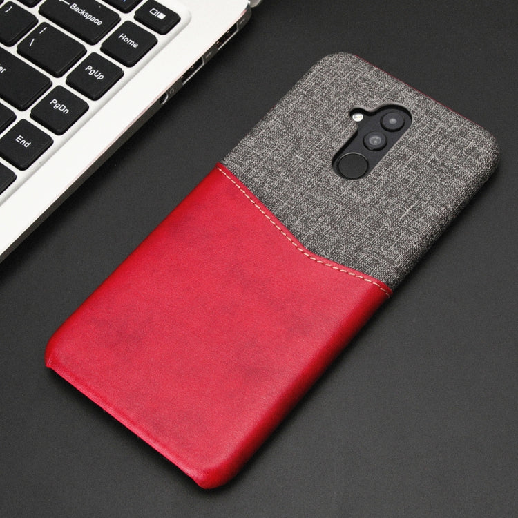 For Huawei Mate 20 Lite PC + PU Splicing Case with Card Slots