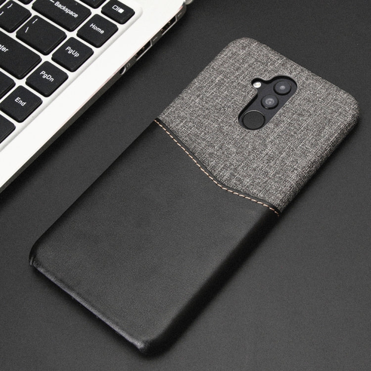 For Huawei Mate 20 Lite PC + PU Splicing Case with Card Slots