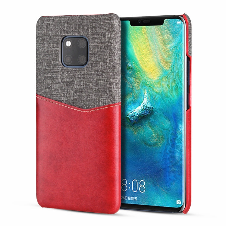 For Huawei Mate 20 Pro / Mate 20 RS PC + PU Splicing Case with Card Slots