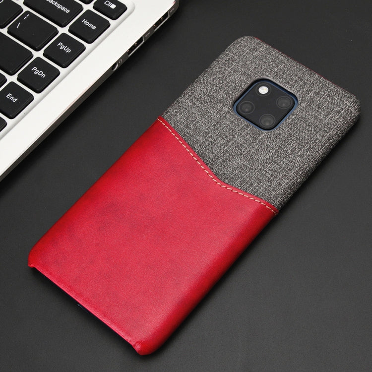 For Huawei Mate 20 Pro / Mate 20 RS PC + PU Splicing Case with Card Slots