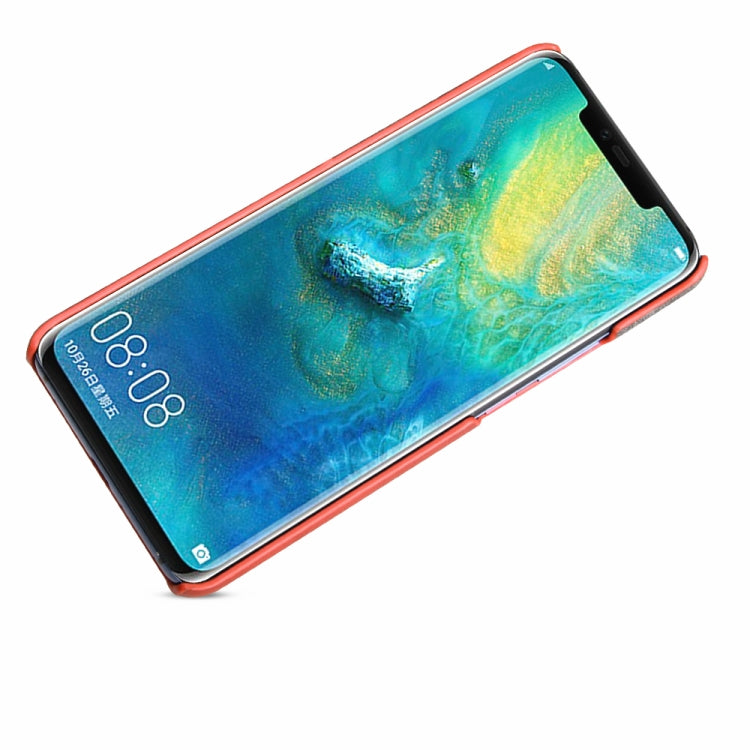 For Huawei Mate 20 Pro / Mate 20 RS PC + PU Splicing Case with Card Slots