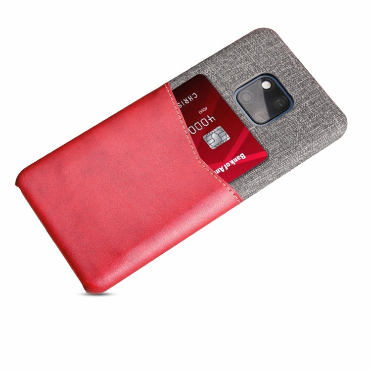 For Huawei Mate 20 Pro / Mate 20 RS PC + PU Splicing Case with Card Slots