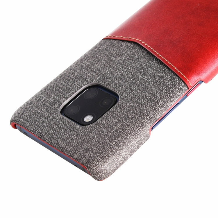 For Huawei Mate 20 Pro / Mate 20 RS PC + PU Splicing Case with Card Slots