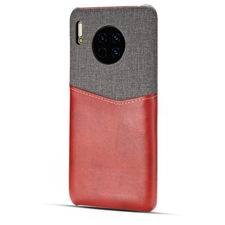For Huawei Mate 30 Pro PC + PU Splicing Case with Card Slots