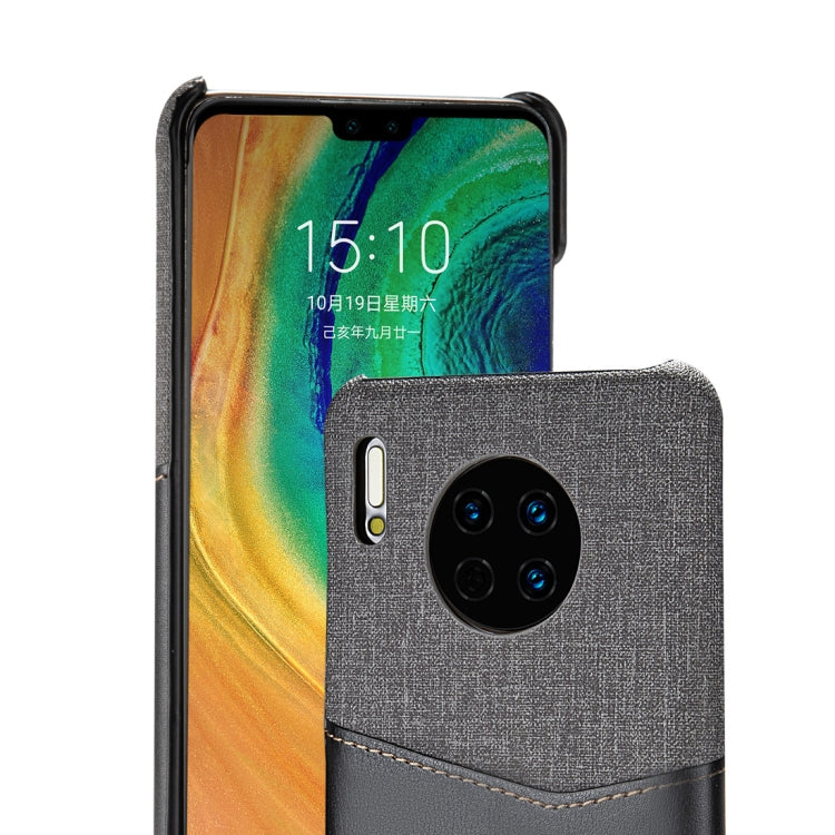 For Huawei Mate 30 Pro PC + PU Splicing Case with Card Slots