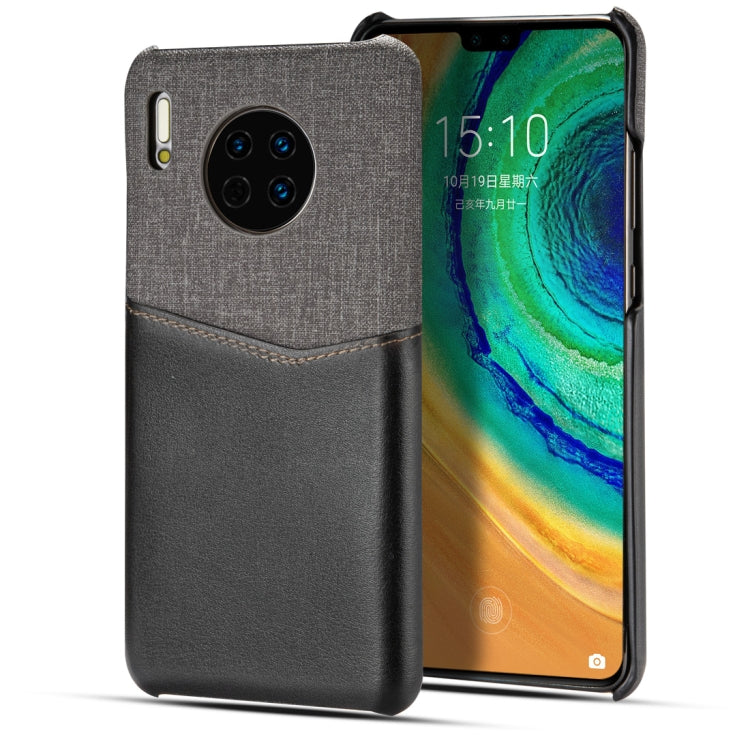 For Huawei Mate 30 Pro PC + PU Splicing Case with Card Slots