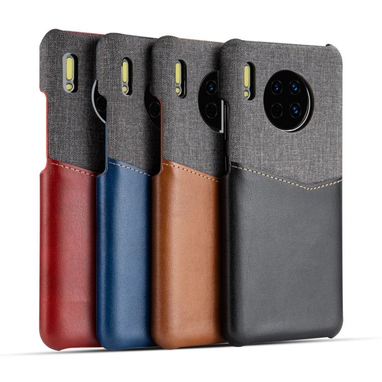 For Huawei Mate 30 Pro PC + PU Splicing Case with Card Slots