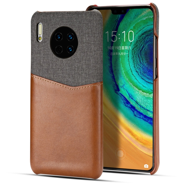 For Huawei Mate 30 PC + PU Splicing Case with Card Slots