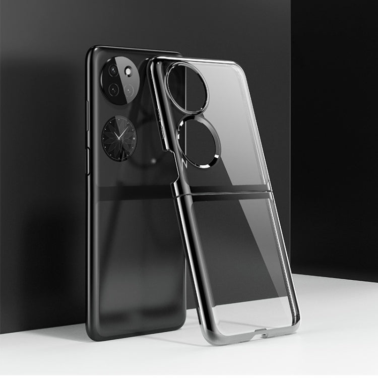 For Huawei P50 Pocket Electroplated Transparent Phone Case