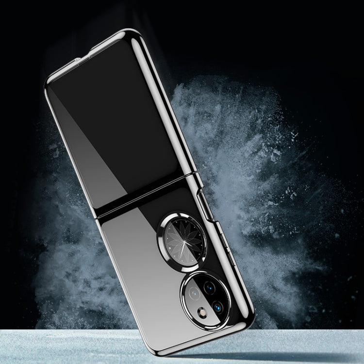 For Huawei P50 Pocket Electroplated Transparent Phone Case