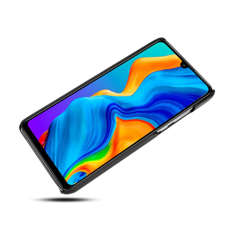 For Huawei P30 Lite PC + PU Splicing Case with Card Slots
