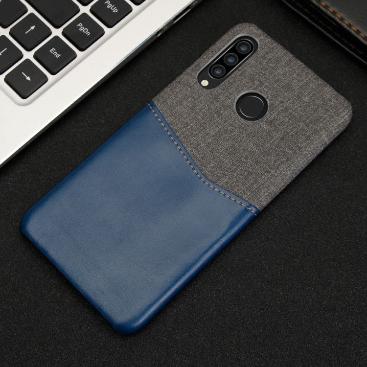 For Huawei P30 Lite PC + PU Splicing Case with Card Slots