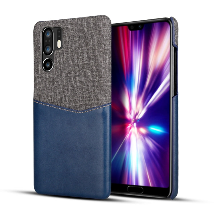 For Huawei P30 Pro PC + PU Splicing Case with Card Slots