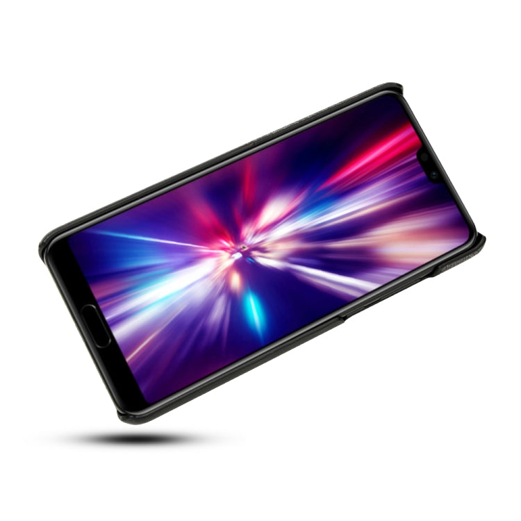 For Huawei P30 PC + PU Splicing Case with Card Slots