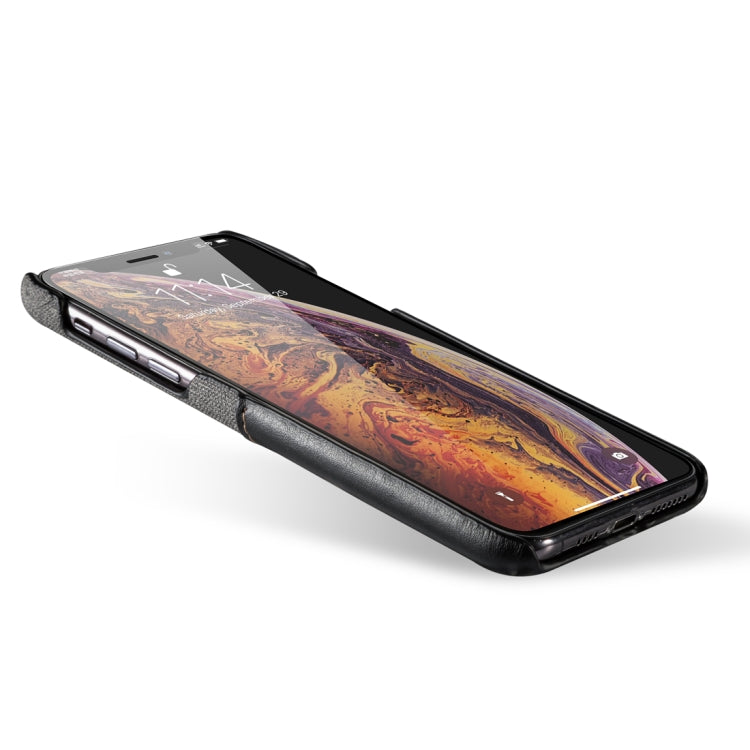 For iPhone 11 Pro PC + PU Splicing Case with Card Slots