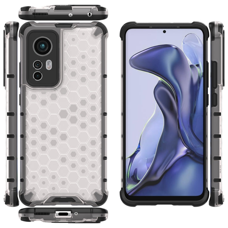 For Xiaomi 12 5G Shockproof Honeycomb PC + TPU Phone Case