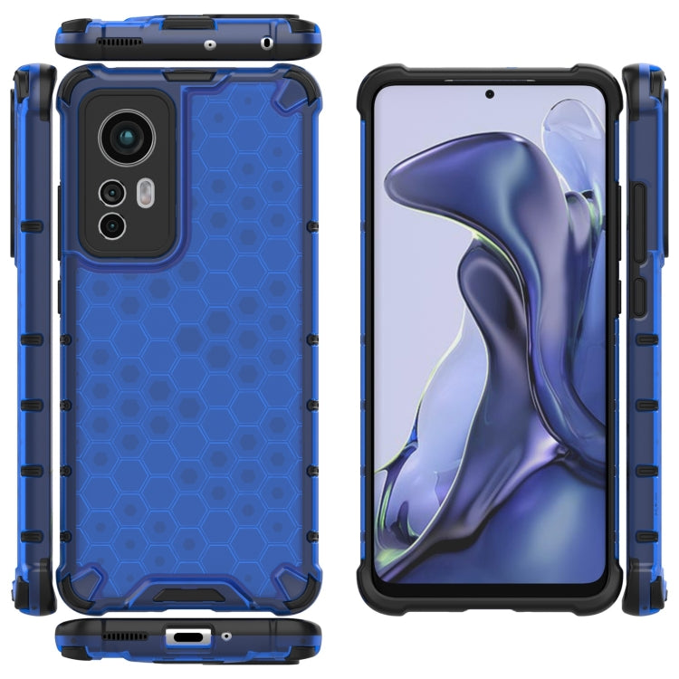 For Xiaomi 12 5G Shockproof Honeycomb PC + TPU Phone Case