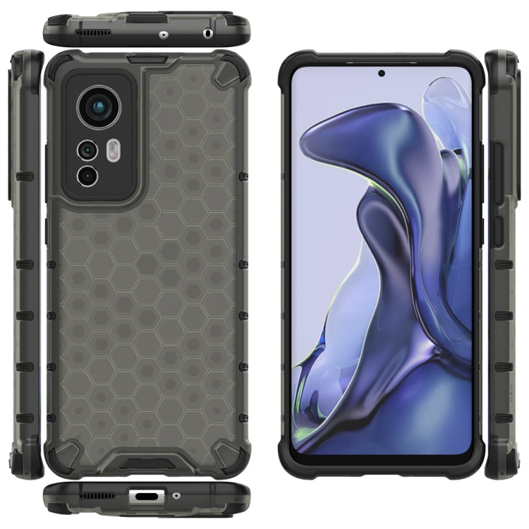 For Xiaomi 12 5G Shockproof Honeycomb PC + TPU Phone Case