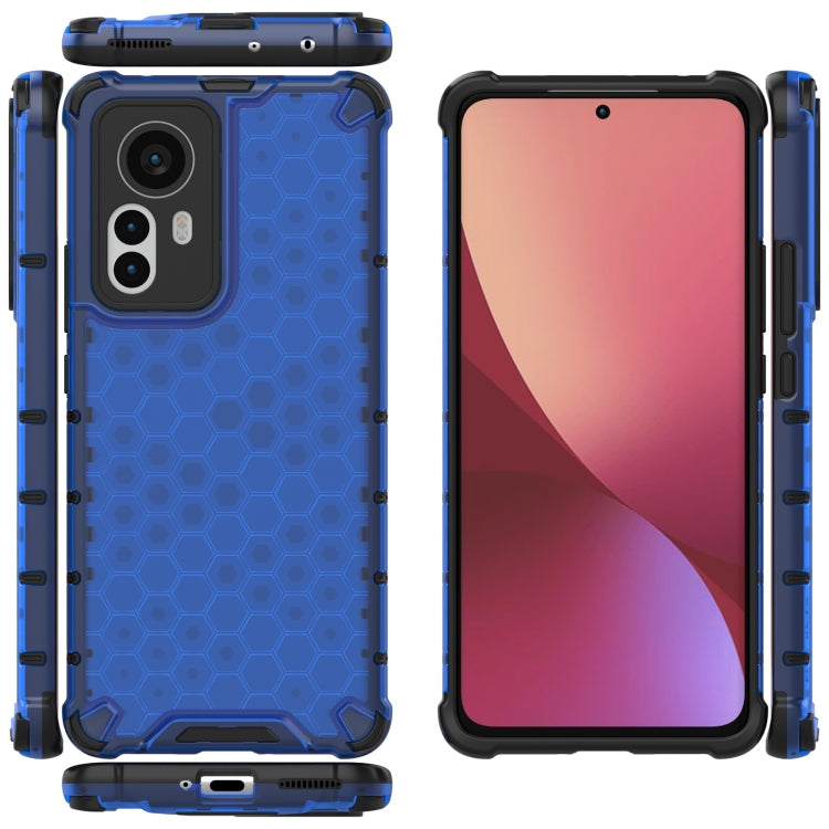 For Xiaomi 12 Pro Shockproof Honeycomb PC + TPU Phone Case