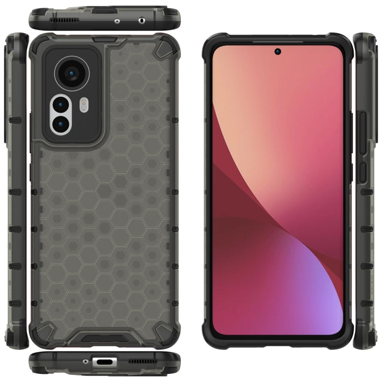 For Xiaomi 12 Pro Shockproof Honeycomb PC + TPU Phone Case
