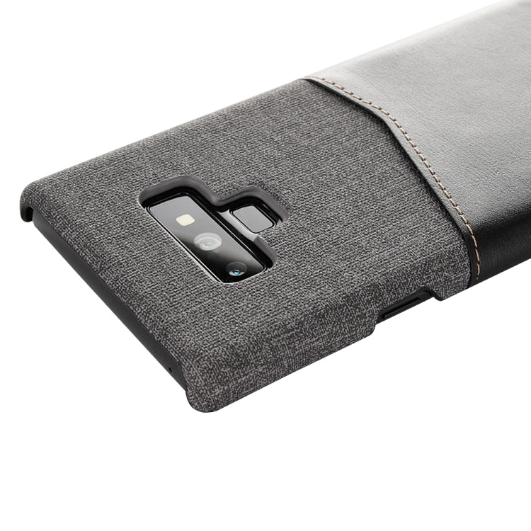 For Galaxy Note9 PC + PU Splicing Case with Card Slots