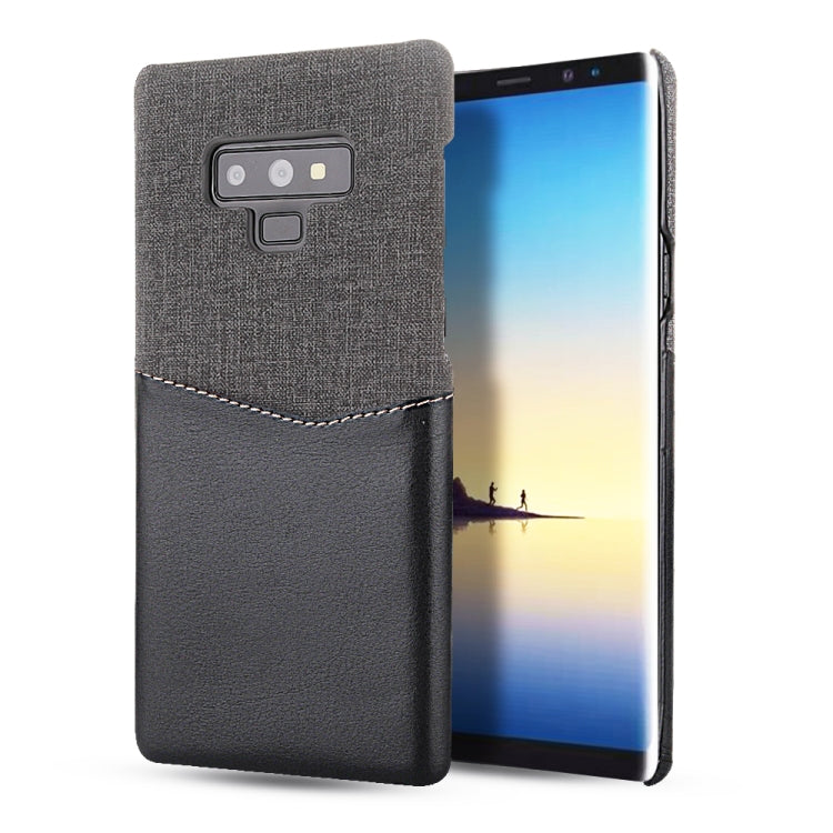 For Galaxy Note9 PC + PU Splicing Case with Card Slots