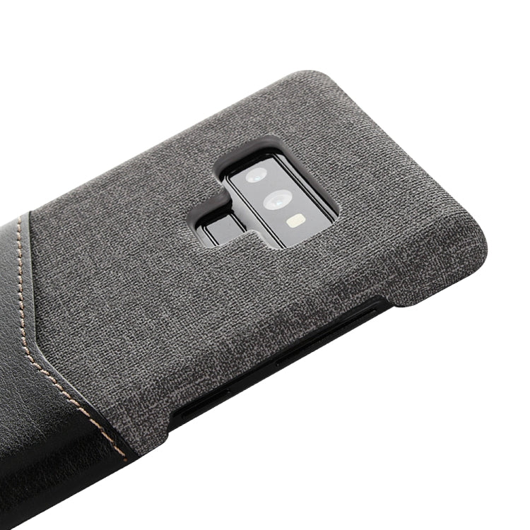 For Galaxy Note9 PC + PU Splicing Case with Card Slots