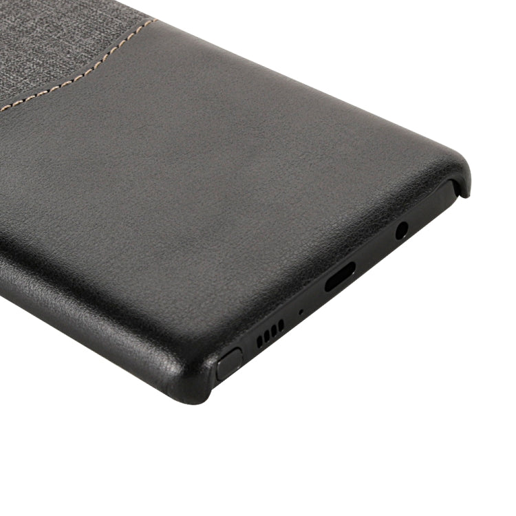 For Galaxy Note9 PC + PU Splicing Case with Card Slots