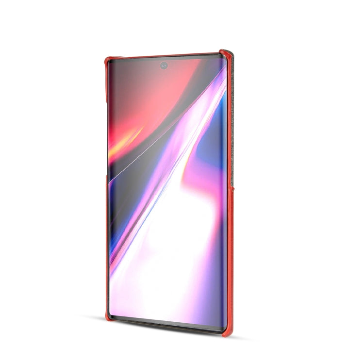 For Galaxy Note10+ PC + PU Splicing Case with Card Slots