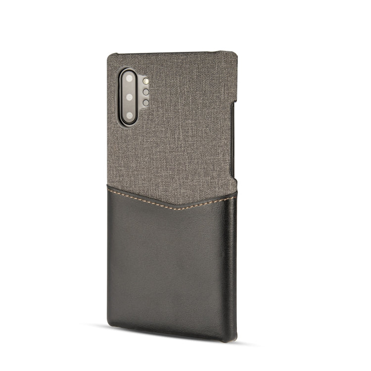 For Galaxy Note10+ PC + PU Splicing Case with Card Slots