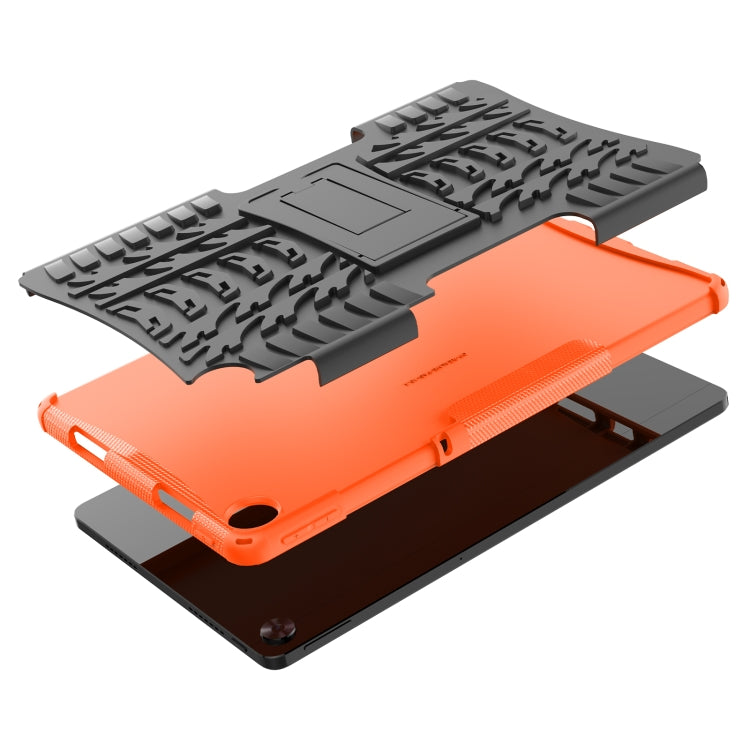 For OPPO Realme Pad 10.4 Tire Texture TPU + PC Tablet Case