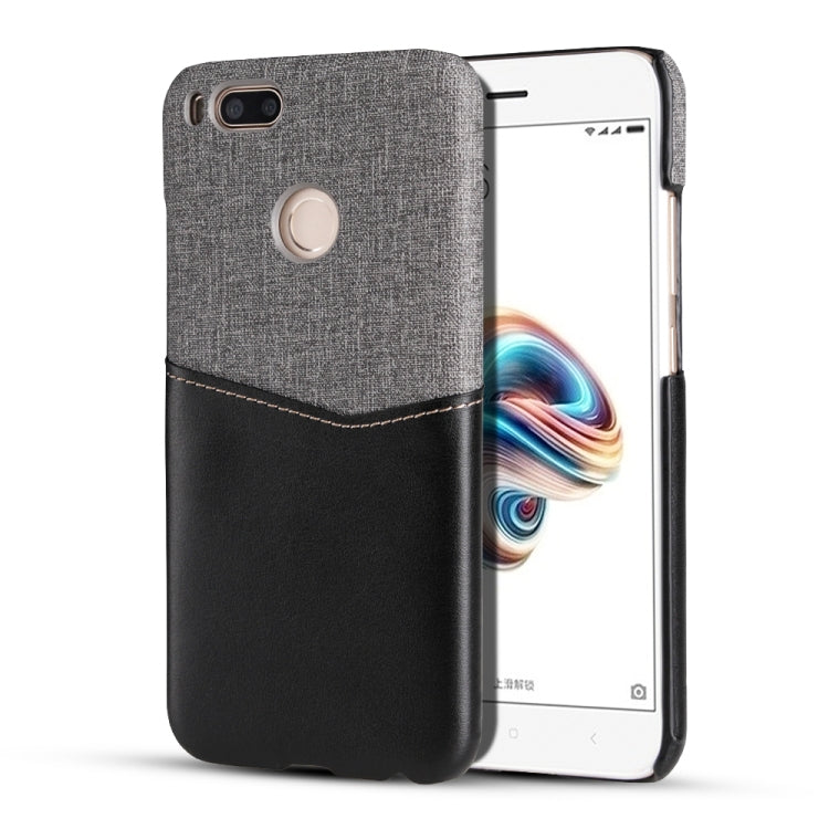 For Xiaomi Mi 5X / Mi A1 PC + PU Splicing Case with Card Slots