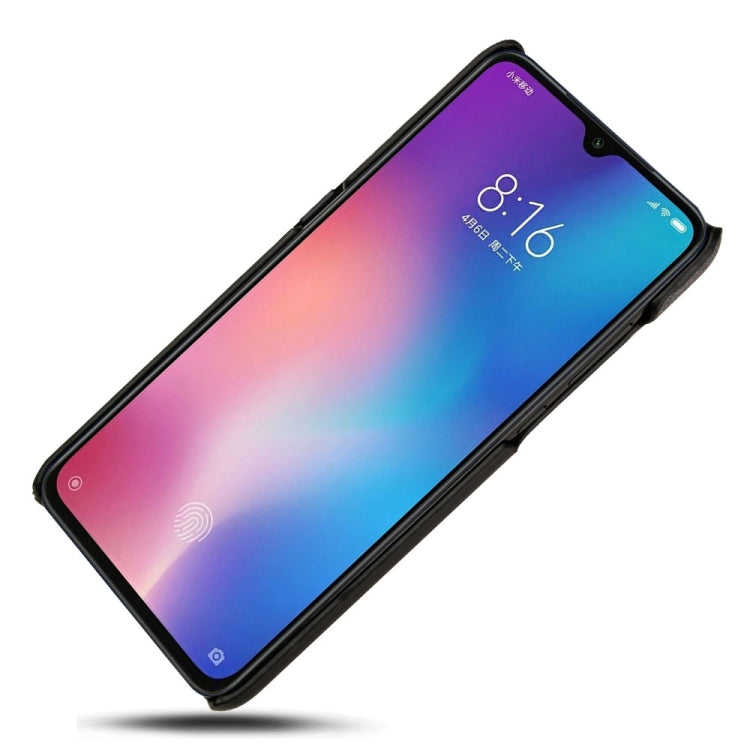 For Xiaomi Mi 9 PC + PU Splicing Case with Card Slots
