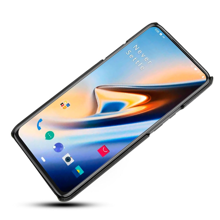 For OnePlus 7 Pro PC + PU Splicing Case with Card Slots