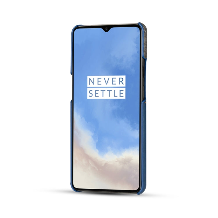 For OnePlus 7T PC + PU Splicing Case with Card Slots