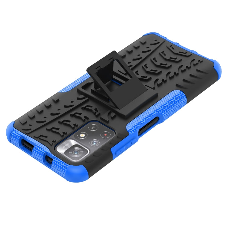 For Xiaomi Redmi Note 11 5G Tire Texture TPU + PC Phone Case