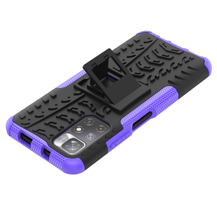 For Xiaomi Redmi Note 11 5G Tire Texture TPU + PC Phone Case