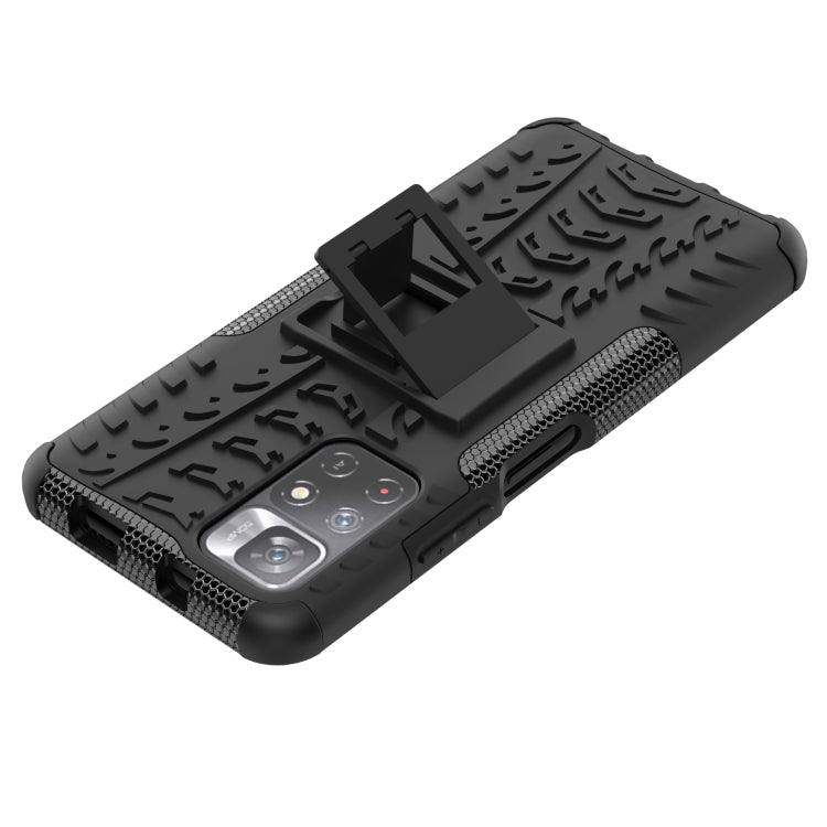 For Xiaomi Redmi Note 11 5G Tire Texture TPU + PC Phone Case