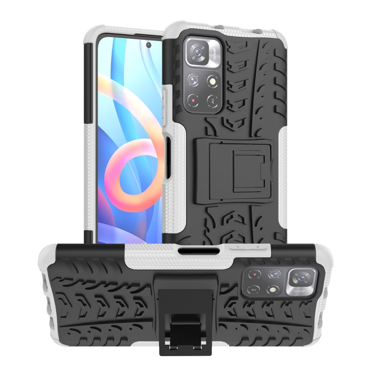 For Xiaomi Redmi Note 11 5G Tire Texture TPU + PC Phone Case