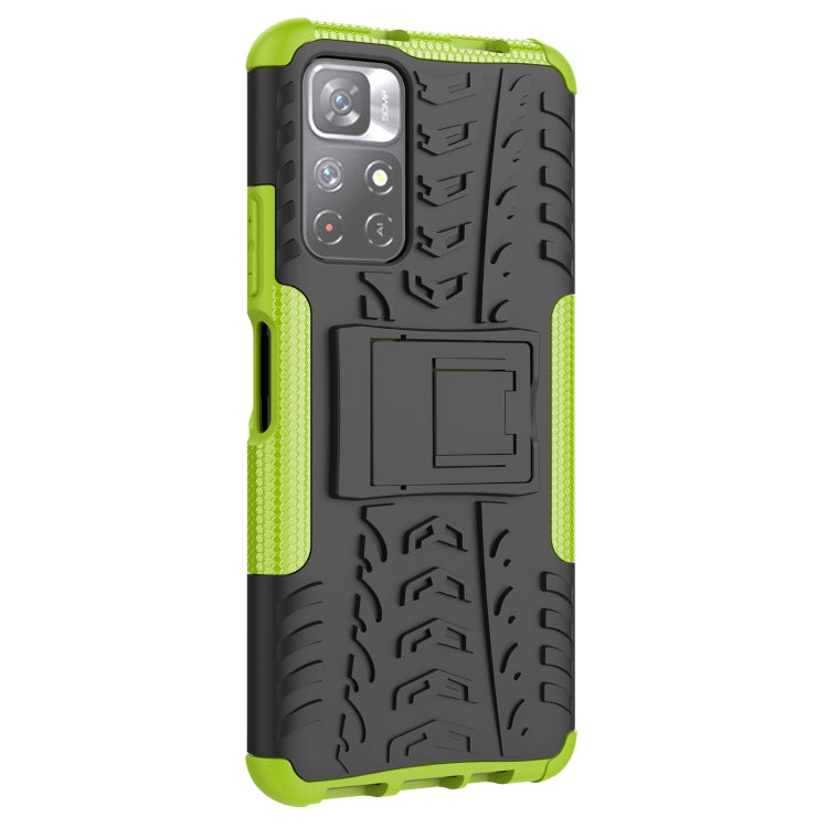 For Xiaomi Redmi Note 11 5G Tire Texture TPU + PC Phone Case