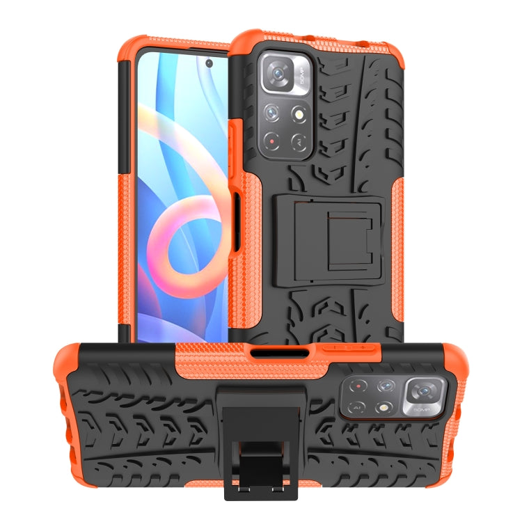 For Xiaomi Redmi Note 11 5G Tire Texture TPU + PC Phone Case