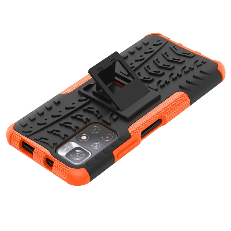 For Xiaomi Redmi Note 11 5G Tire Texture TPU + PC Phone Case