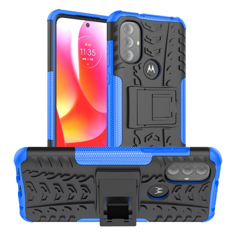 For Motorola Moto G Power 2022 Tire Texture TPU + PC Phone Case