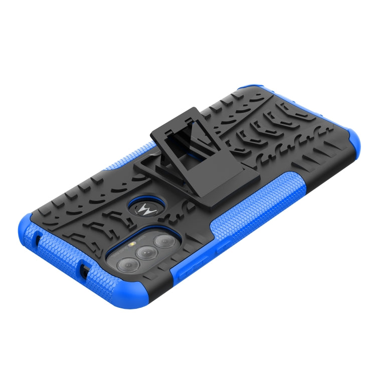 For Motorola Moto G Power 2022 Tire Texture TPU + PC Phone Case
