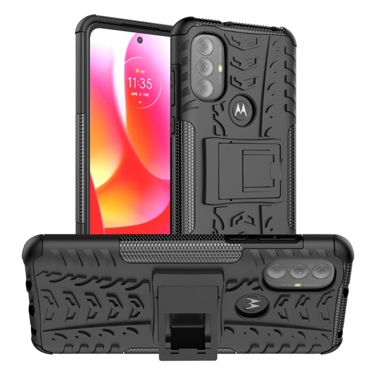 For Motorola Moto G Power 2022 Tire Texture TPU + PC Phone Case