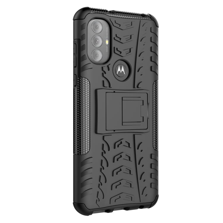 For Motorola Moto G Power 2022 Tire Texture TPU + PC Phone Case