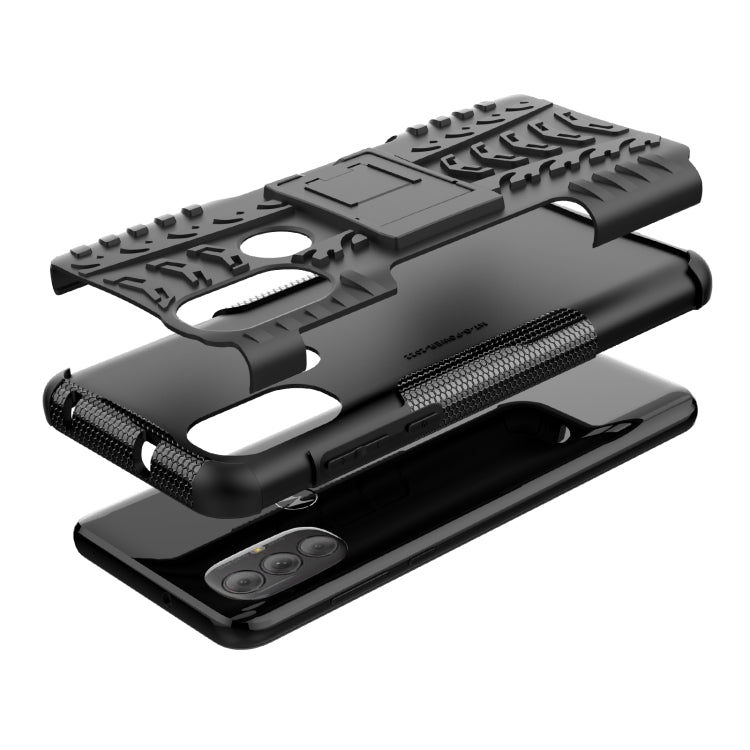 For Motorola Moto G Power 2022 Tire Texture TPU + PC Phone Case